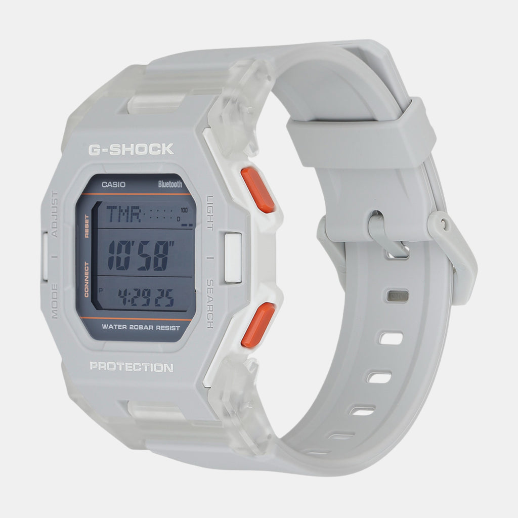 G-Shock Men Quartz Grey Dial Digital Resin Watch G1556