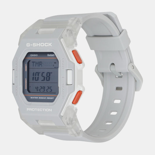 G-Shock Men Quartz Grey Dial Digital Resin Watch G1556