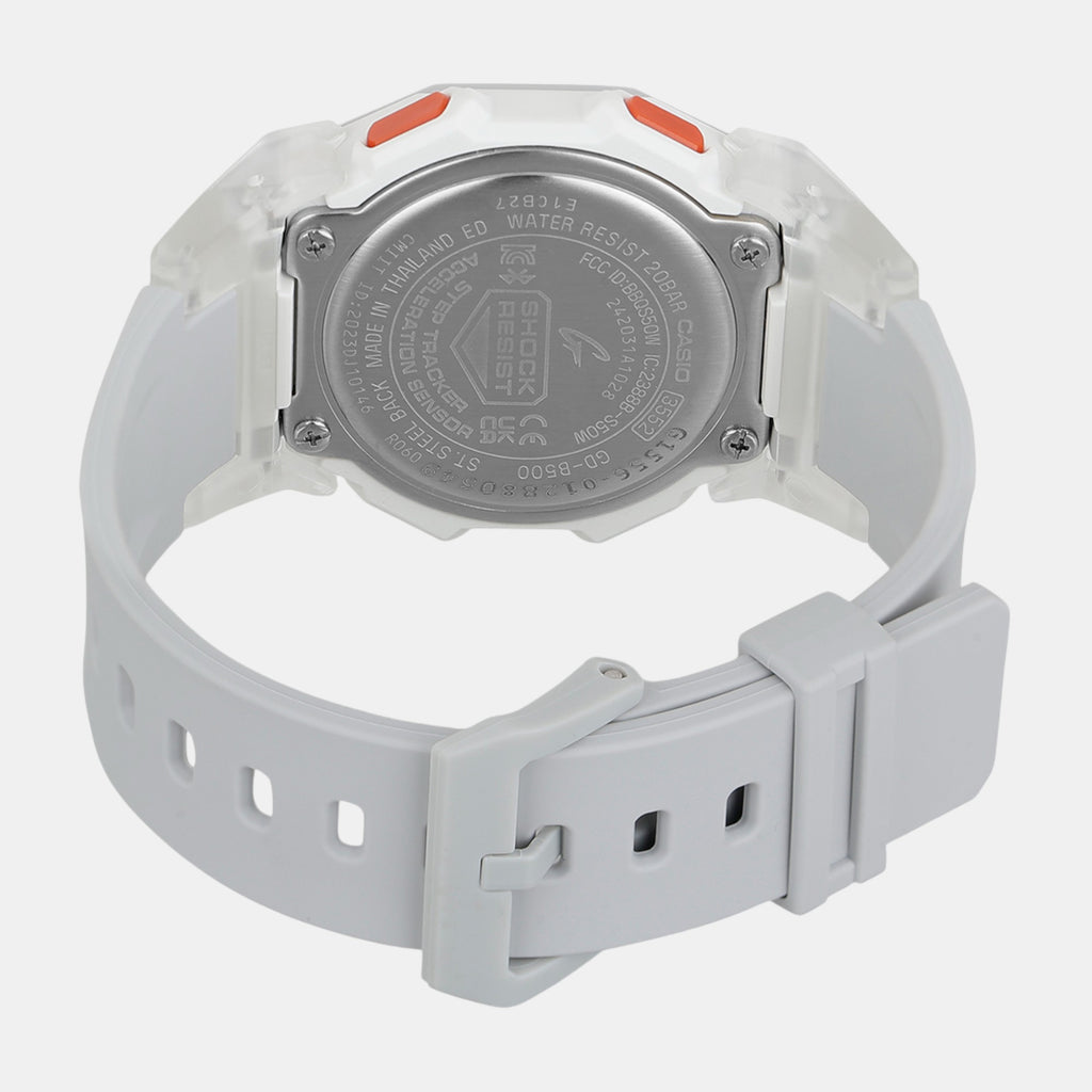 G-Shock Men Quartz Grey Dial Digital Resin Watch G1556