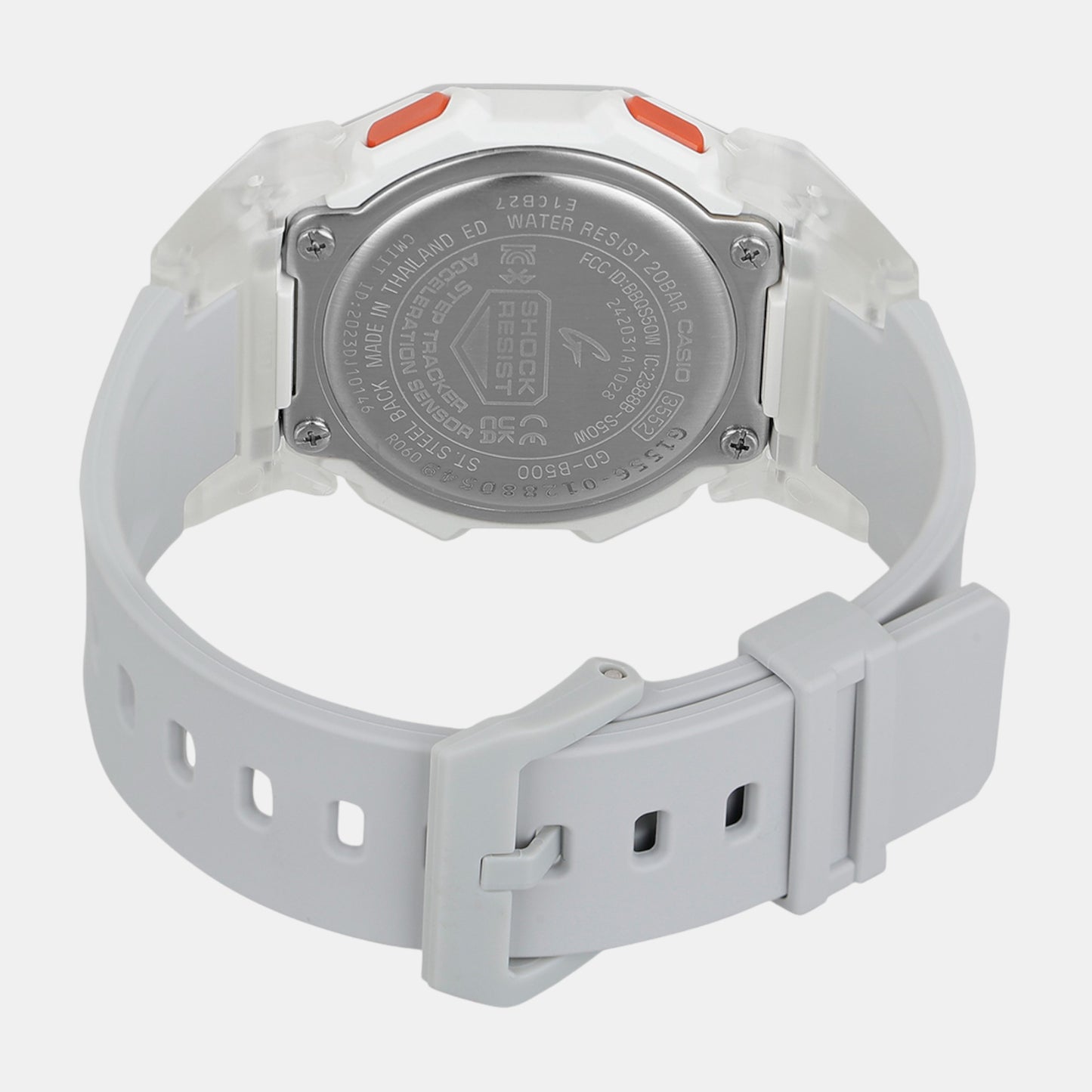 G-Shock Men Quartz Grey Dial Digital Resin Watch G1556