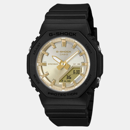 G-Shock Women Quartz Gold Dial Analog-Digital Resin Watch G1557