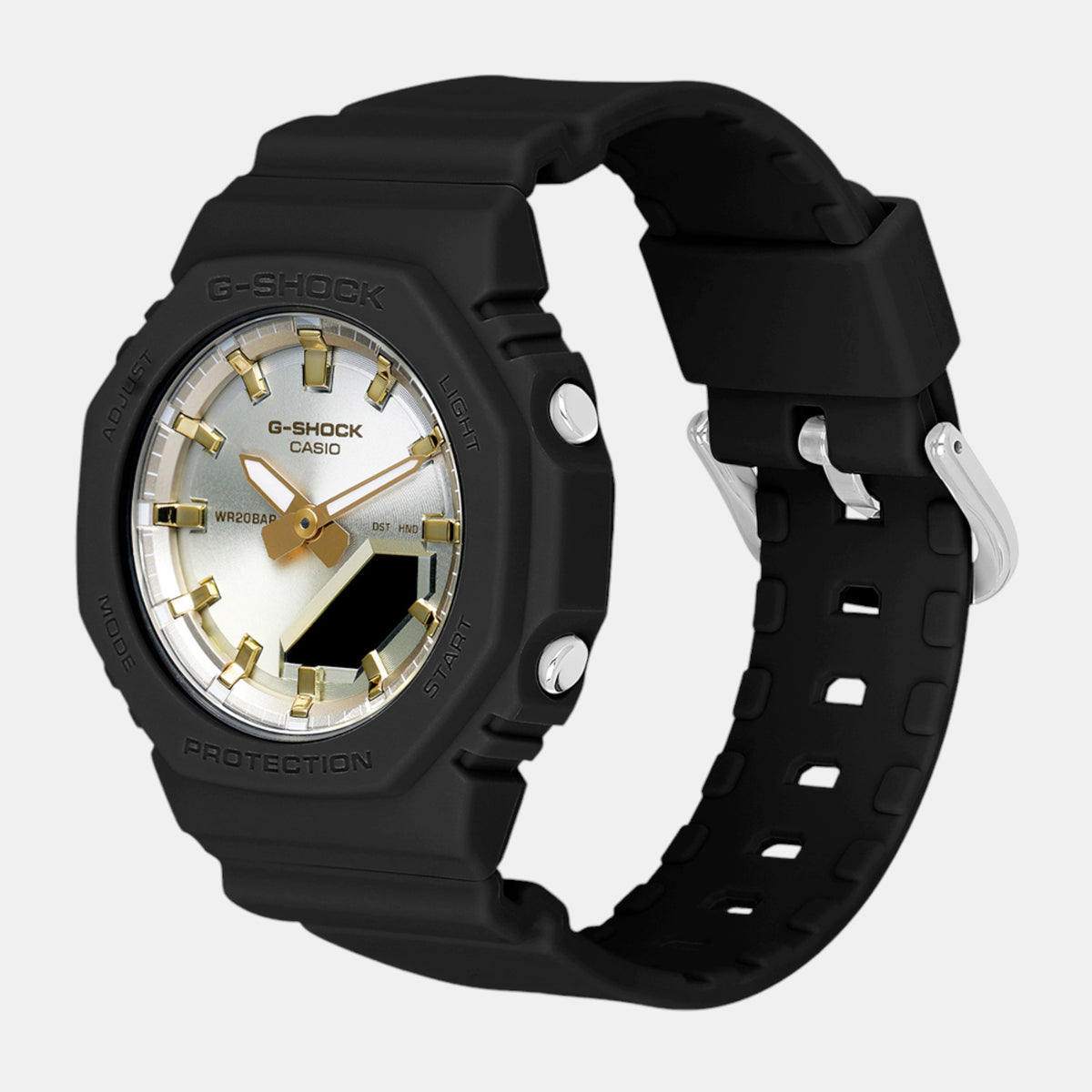 G-Shock Women Quartz Gold Dial Analog-Digital Resin Watch G1557
