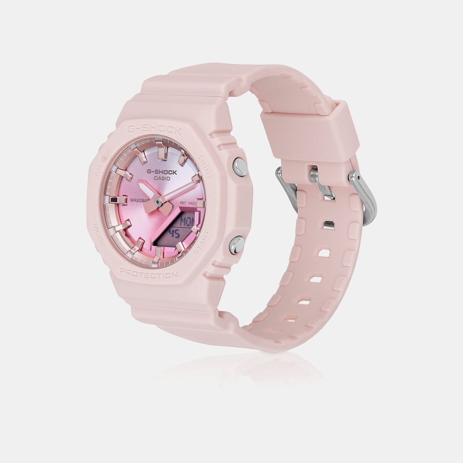 G-Shock Women Quartz Pink Dial Analog-Digital Resin Watch G1559