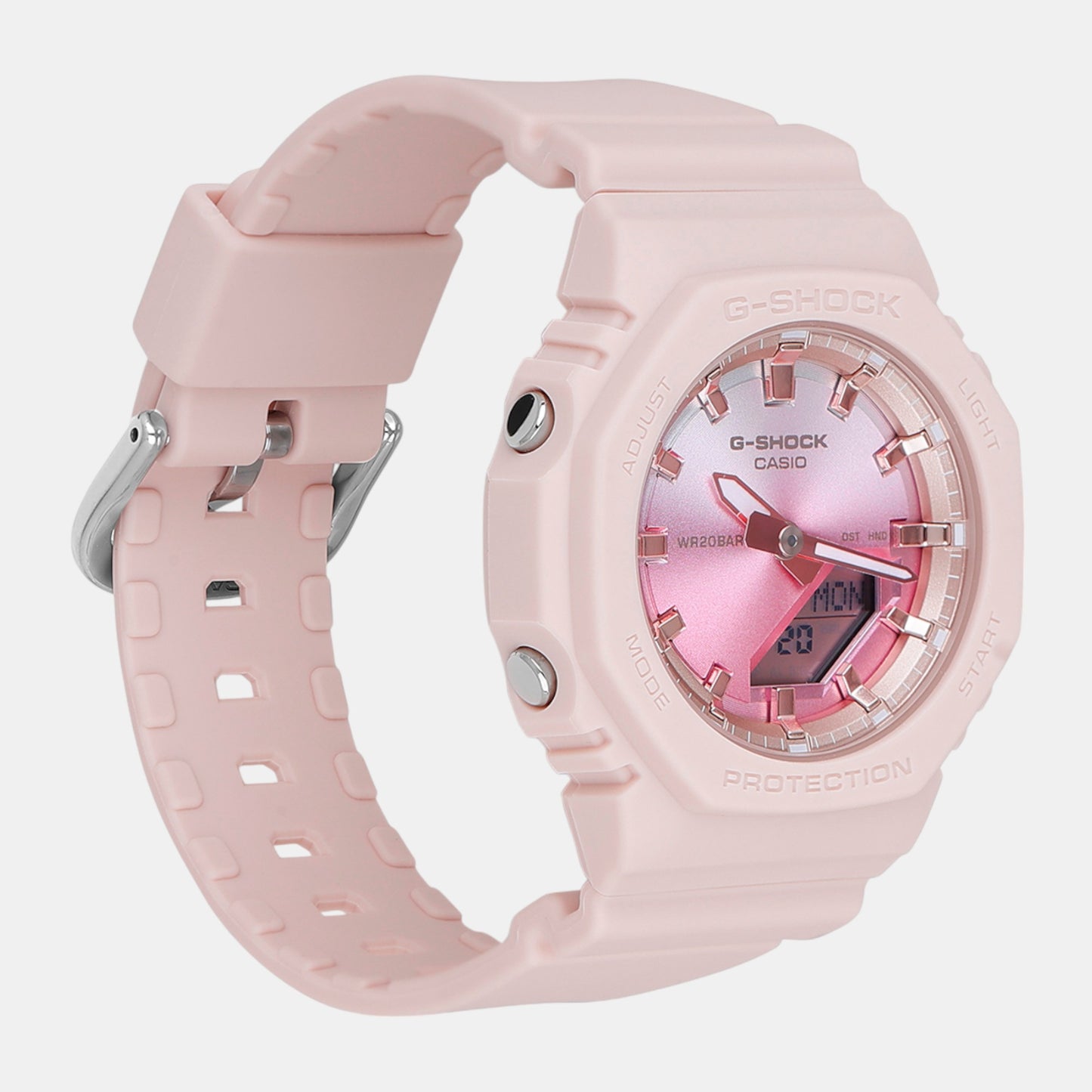 G-Shock Women Quartz Pink Dial Analog-Digital Resin Watch G1559