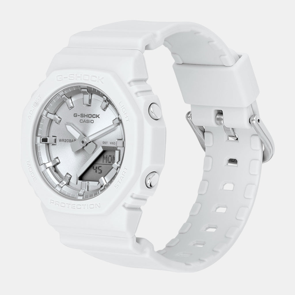 G-Shock Women Quartz Silver Dial Analog-Digital Resin Watch G1560