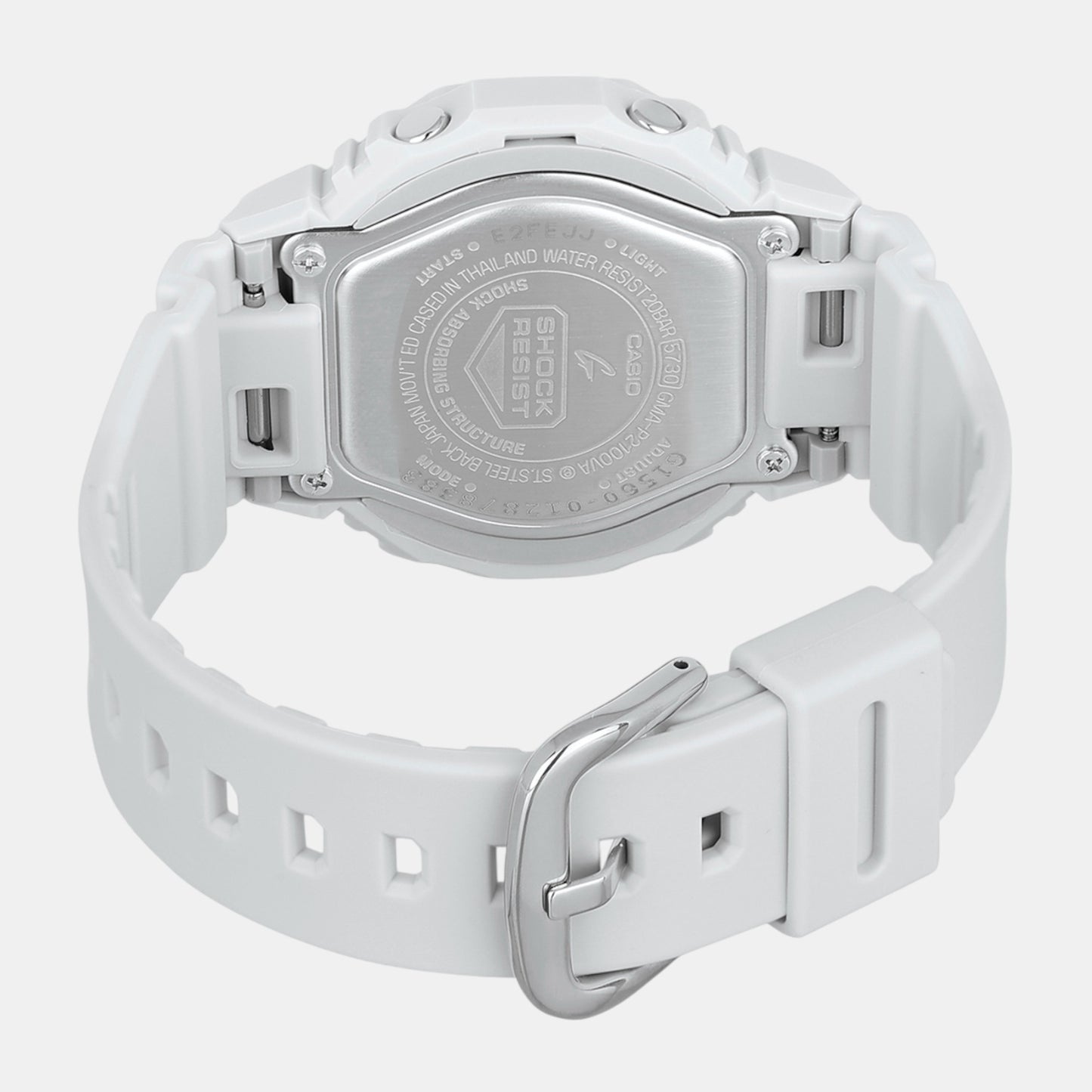 G-Shock Women Quartz White Dial Analog-Digital Resin Watch G1560