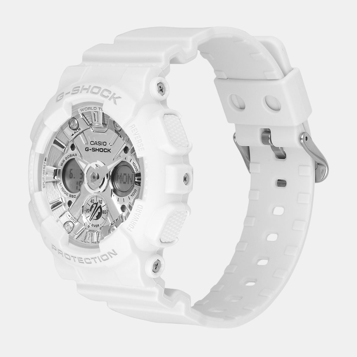 G-Shock Women Quartz White Dial Analog-Digital Resin Watch G1561