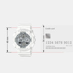 G-Shock Women Quartz White Dial Analog-Digital Resin Watch G1562