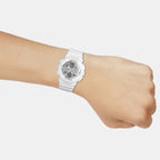 G-Shock Women Quartz White Dial Analog-Digital Resin Watch G1562