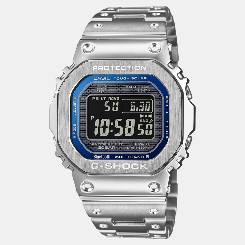 G-Shock Men Quartz Blue Dial Digital Stainless Steel Watch G1564