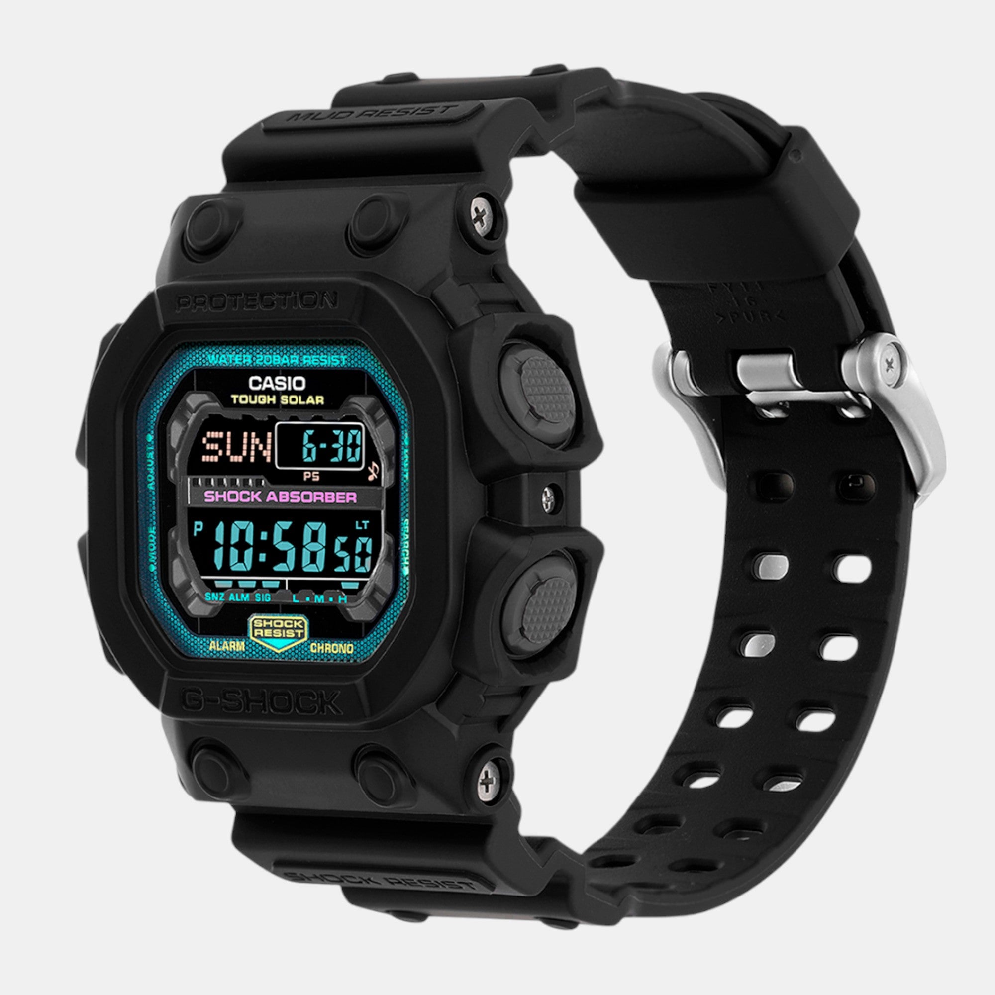 G-Shock Men Quartz Black Dial Digital Resin Watch G1565
