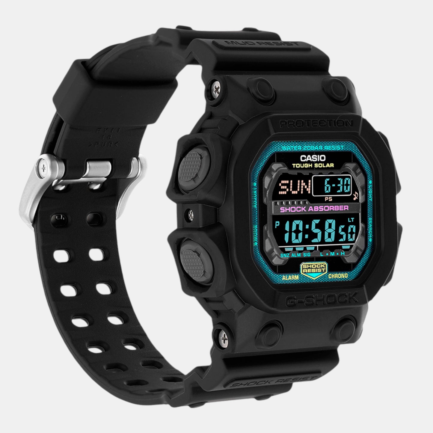 G-Shock Men Quartz Black Dial Digital Resin Watch G1565