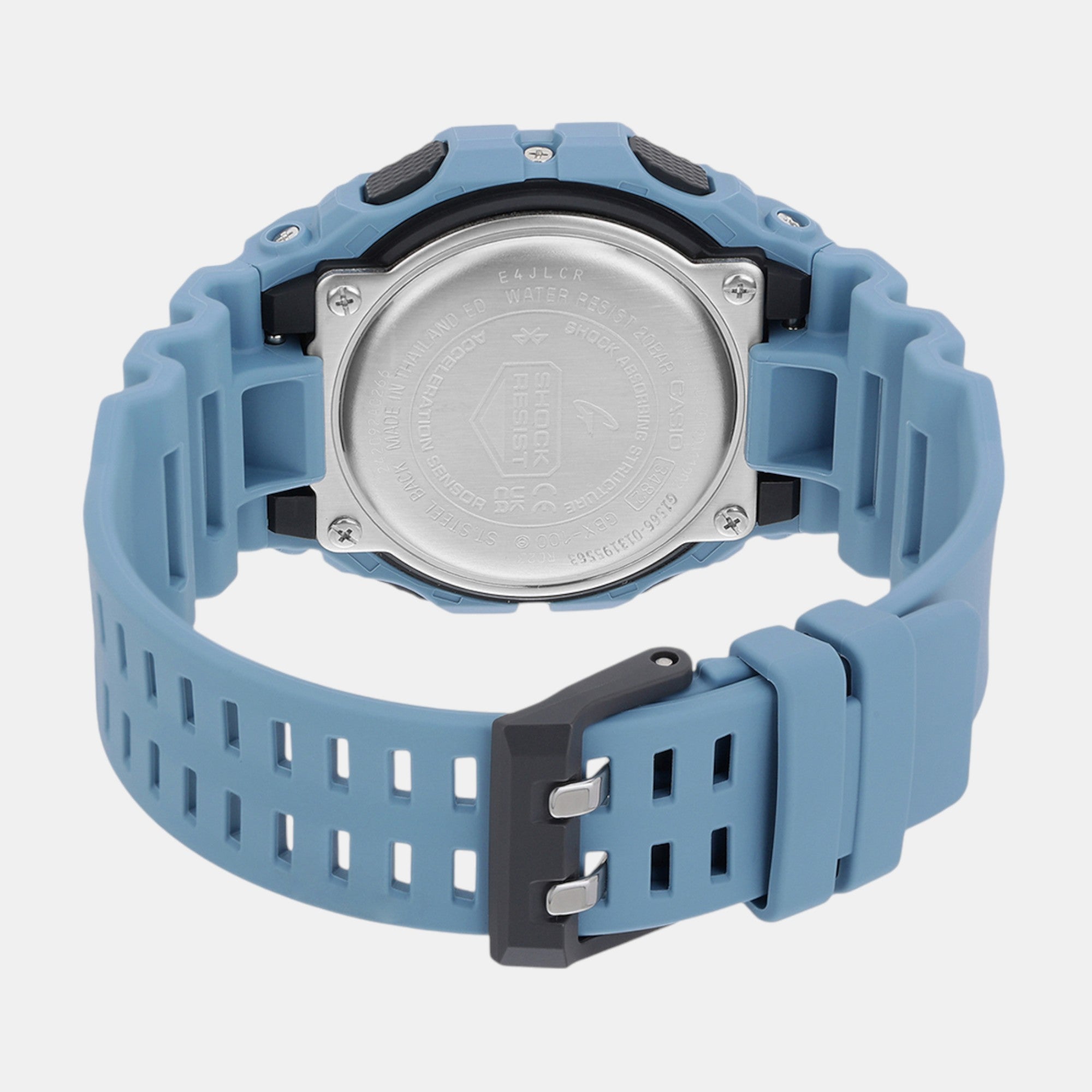 G-Shock Men Quartz Cyan Dial Digital Resin Watch G1566