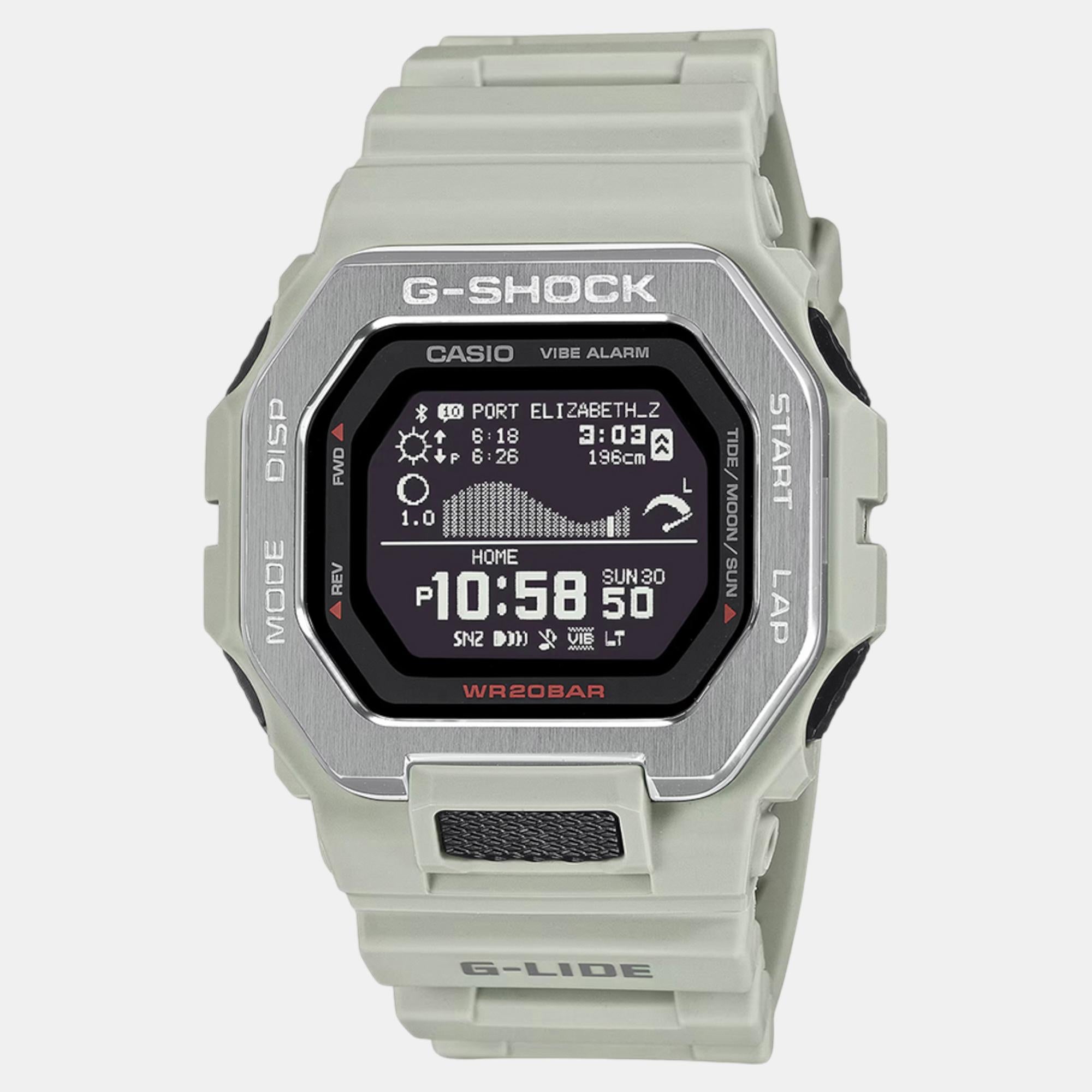G-Shock Men Quartz Grey Dial Digital Resin Watch G1567