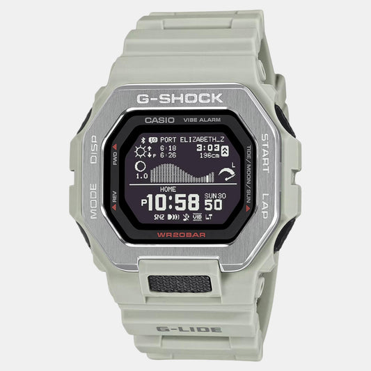 G-Shock Men Quartz Grey Dial Digital Resin Watch G1567