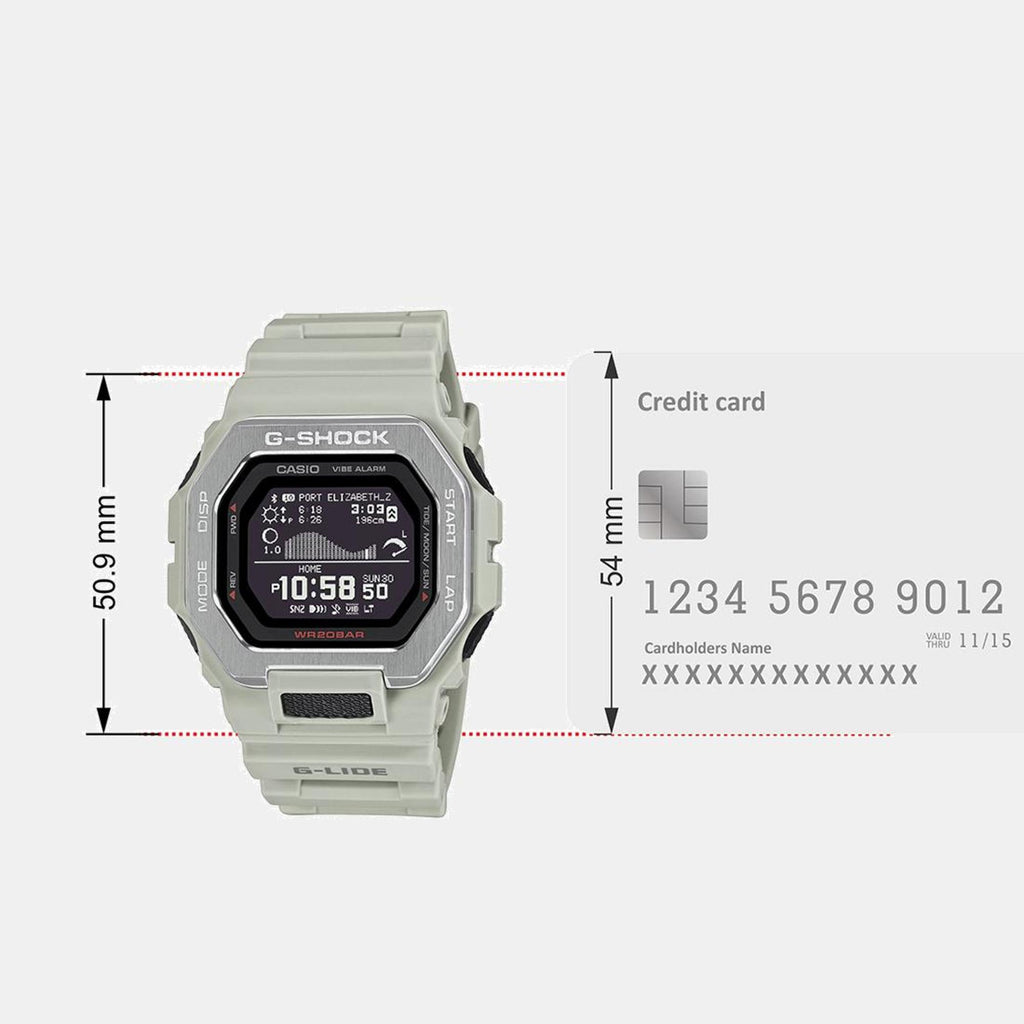 G-Shock Men Quartz Grey Dial Digital Resin Watch G1567