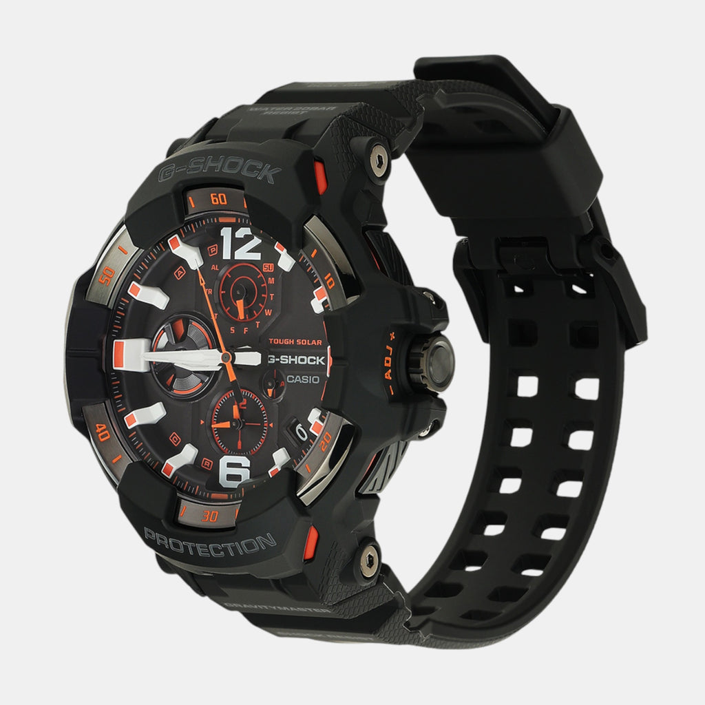 G-Shock Men Quartz Grey Dial Analog Resin Watch G1568