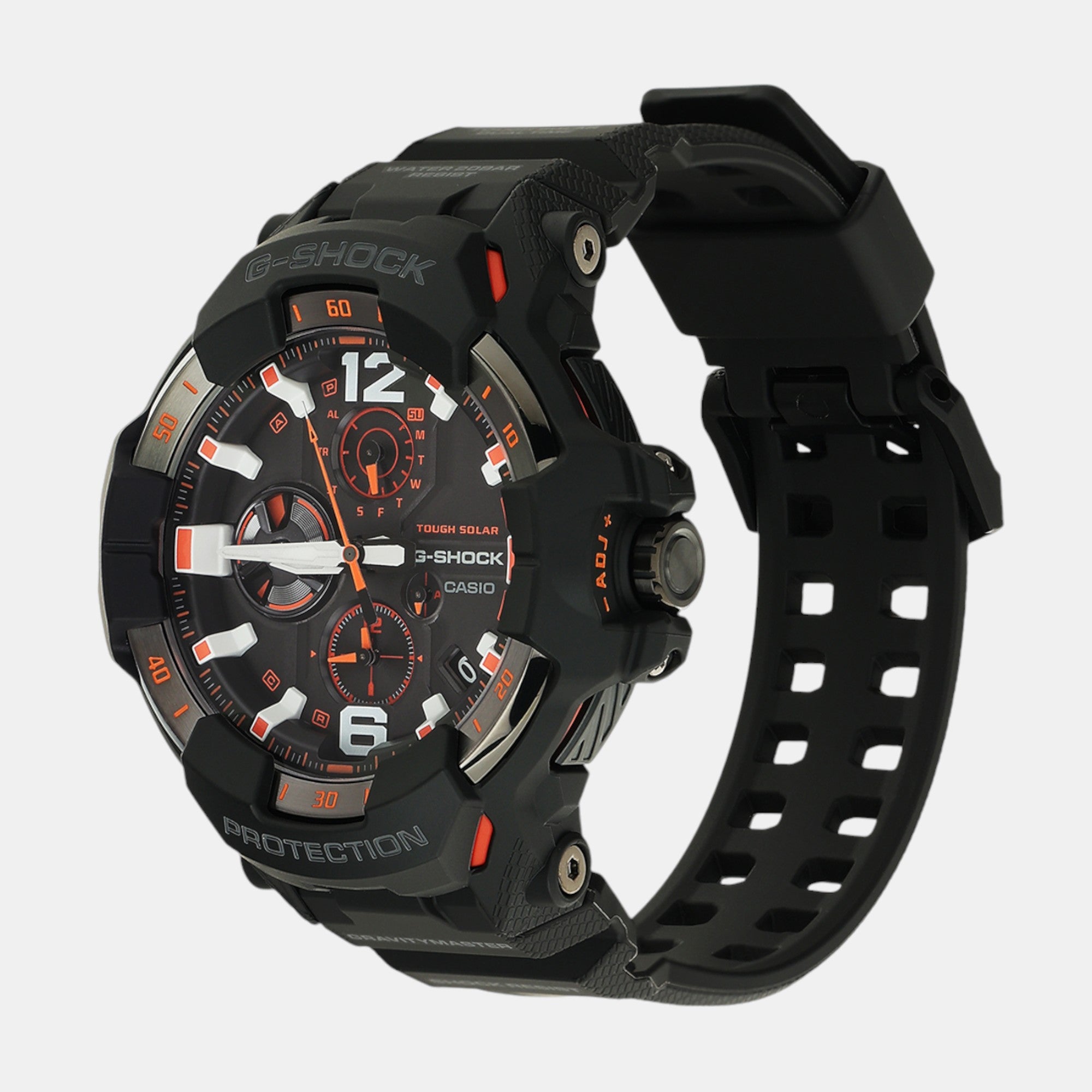 G-Shock Men Quartz Grey Dial Analog Resin Watch G1568