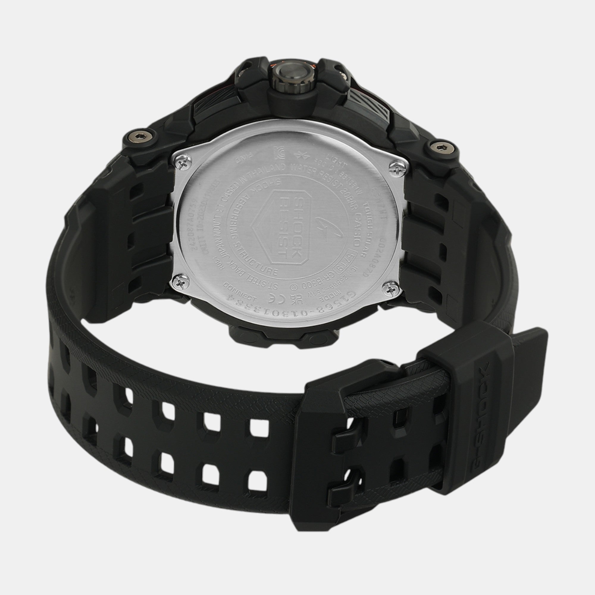 G-Shock Men Quartz Grey Dial Analog Resin Watch G1568