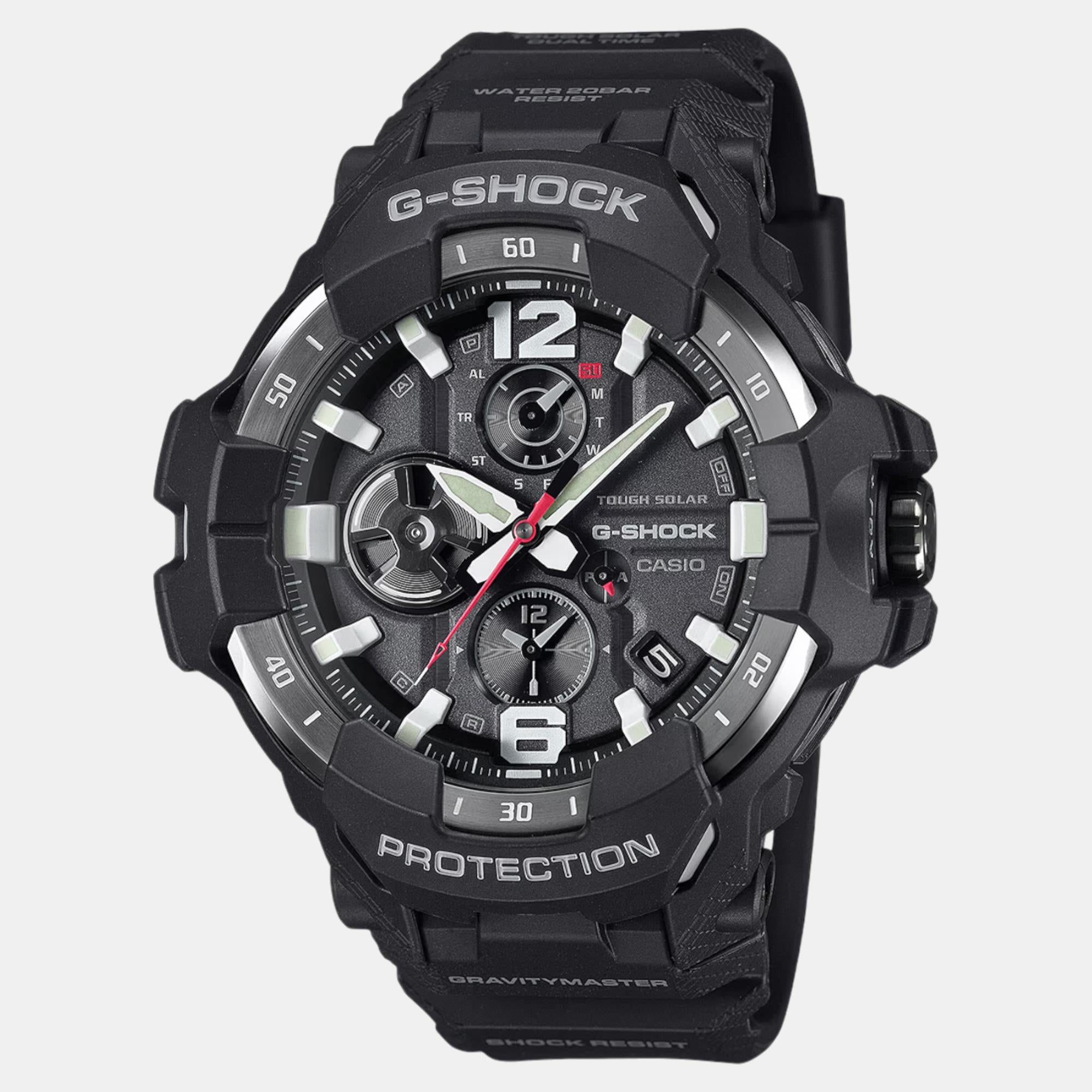 G-Shock Men Quartz Black Dial Analog-Digital Resin Watch G1569