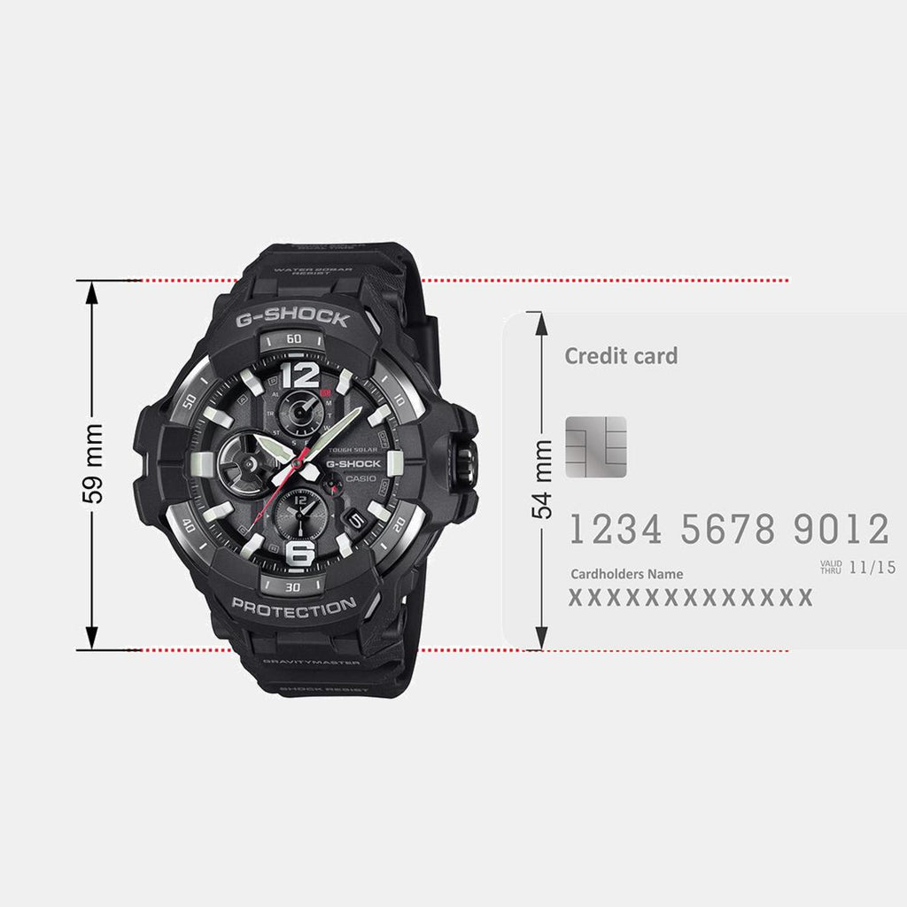 G-Shock Men Quartz Black Dial Analog-Digital Resin Watch G1569