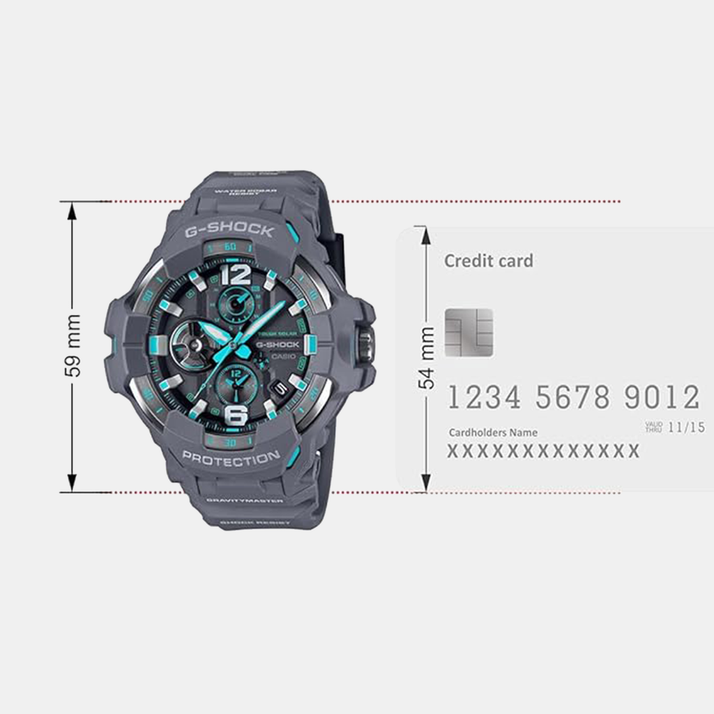 G-Shock Men Quartz Grey Dial Analog-Digital Resin Watch G1570