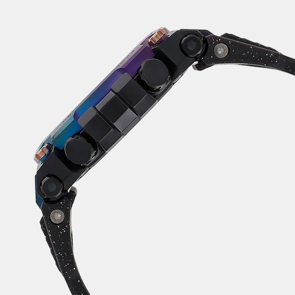 Men Solar Multicolour Dial Analog Resin Watch G1571