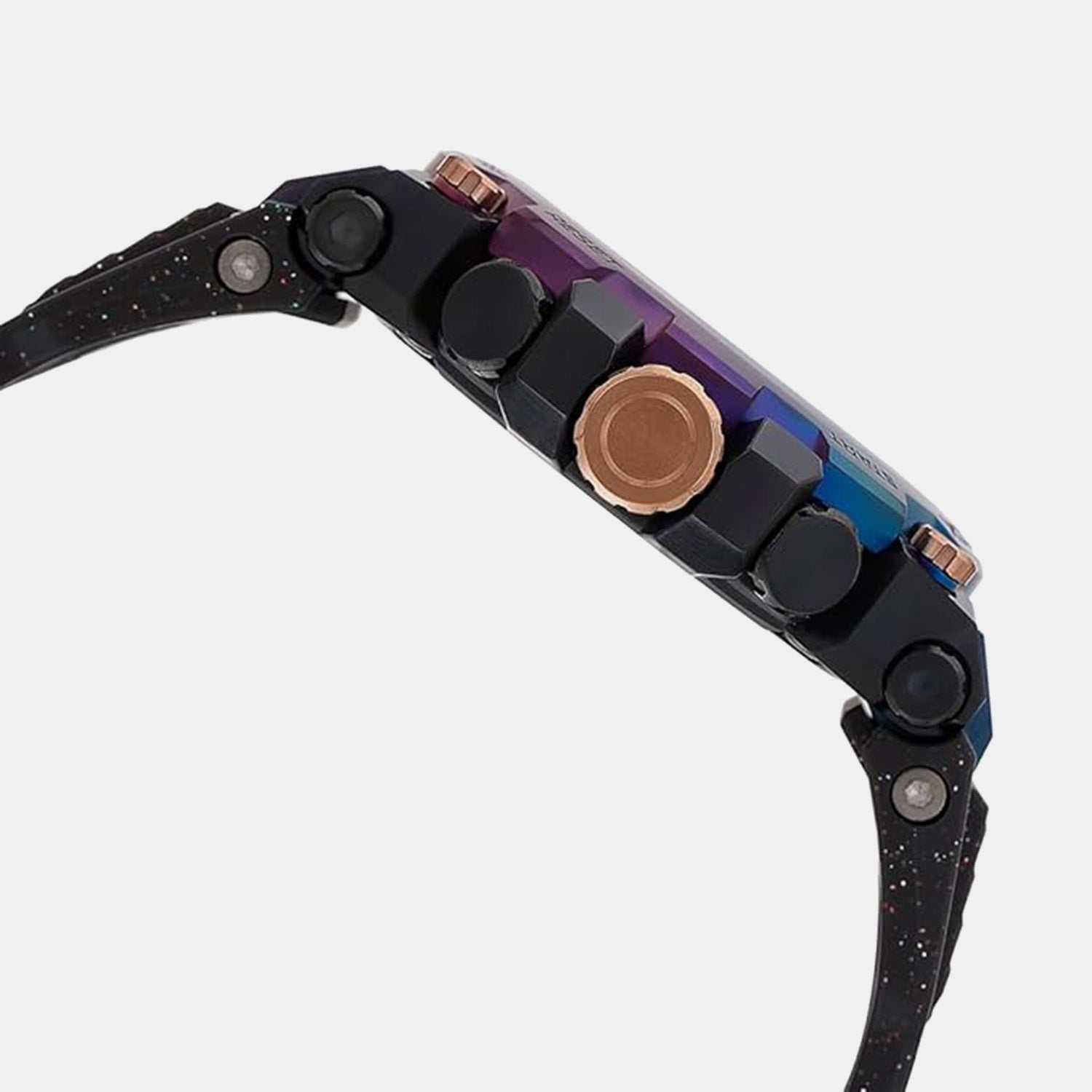 Men Solar Multicolour Dial Analog Resin Watch G1571