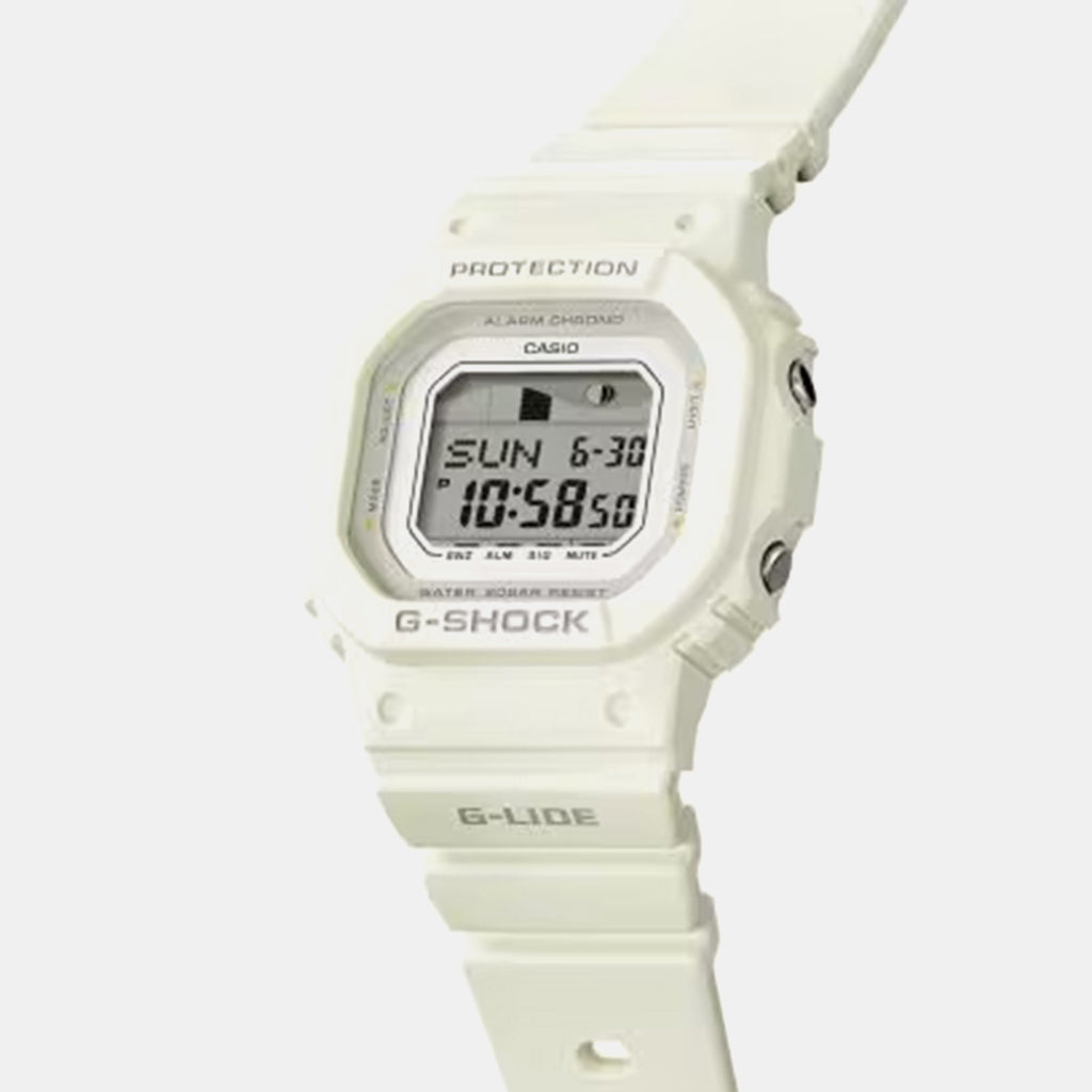 G-Shock Women Quartz White Dial Digital Resin Watch G1573