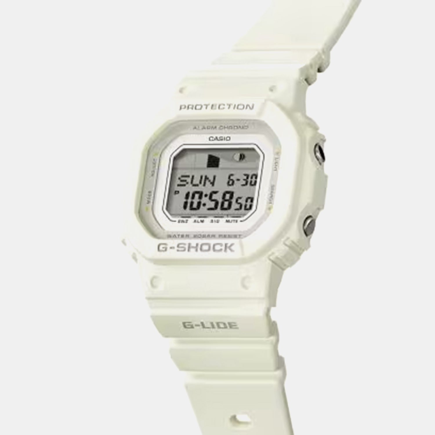 G-Shock Women Quartz White Dial Digital Resin Watch G1573