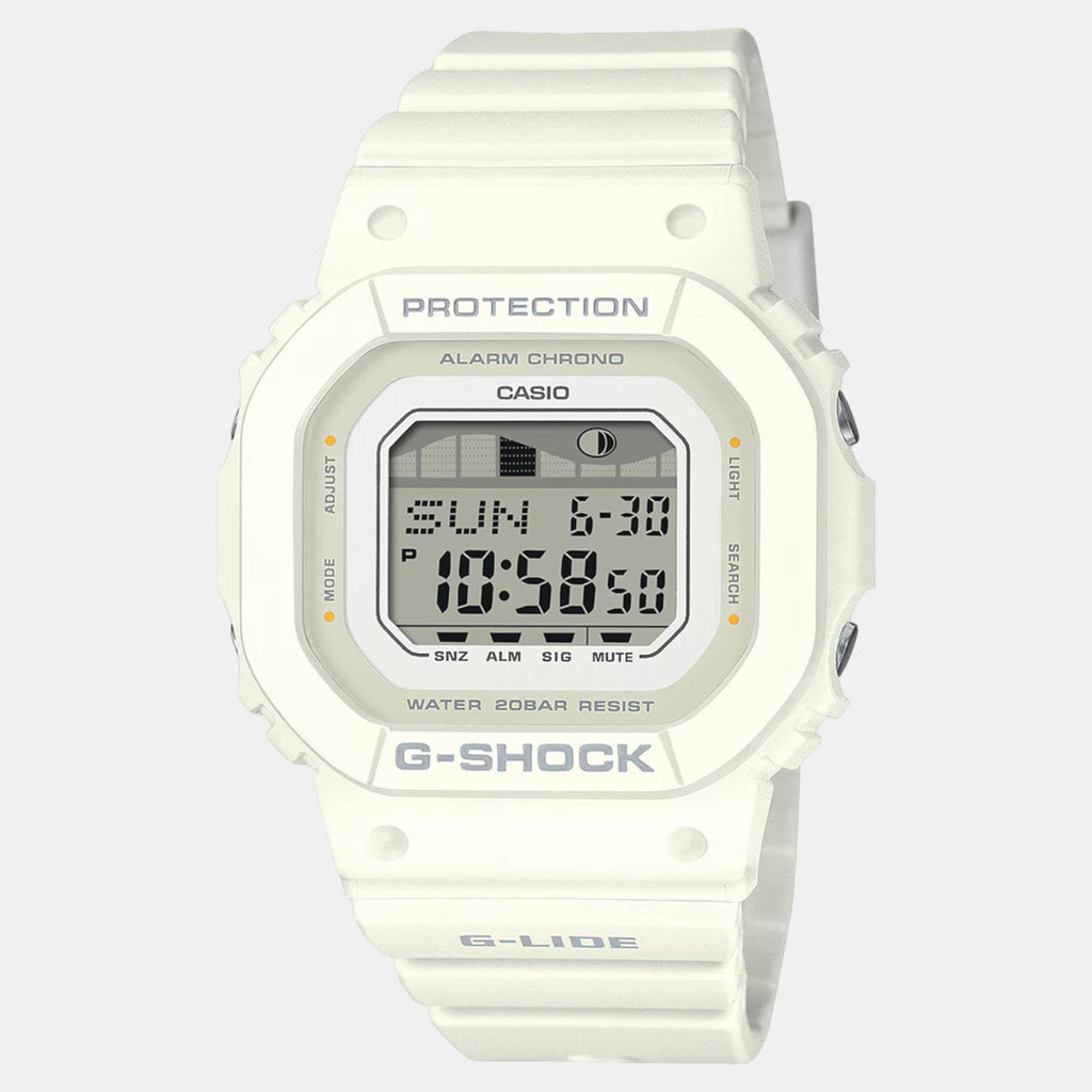G-Shock Women Quartz White Dial Digital Resin Watch G1573