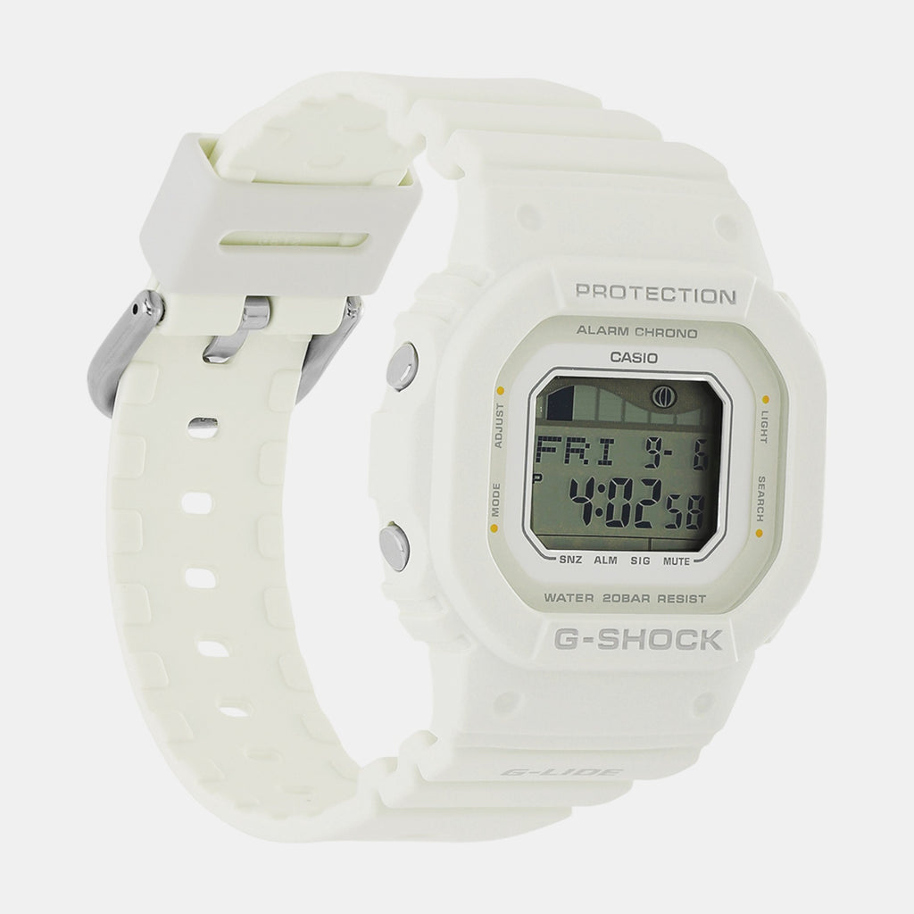 G-Shock Women Quartz White Dial Digital Resin Watch G1573