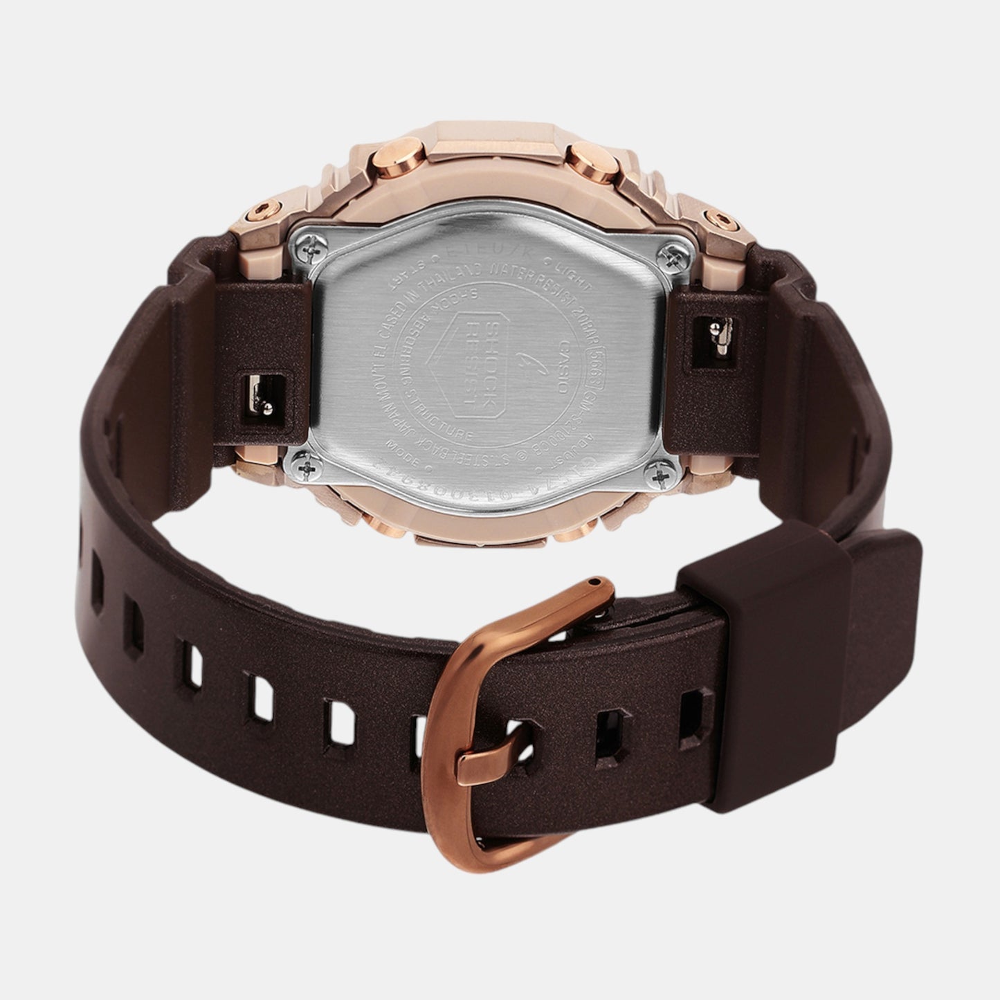 G-Shock Women Quartz Rose Gold Dial Analog-Digital Resin Watch G1574