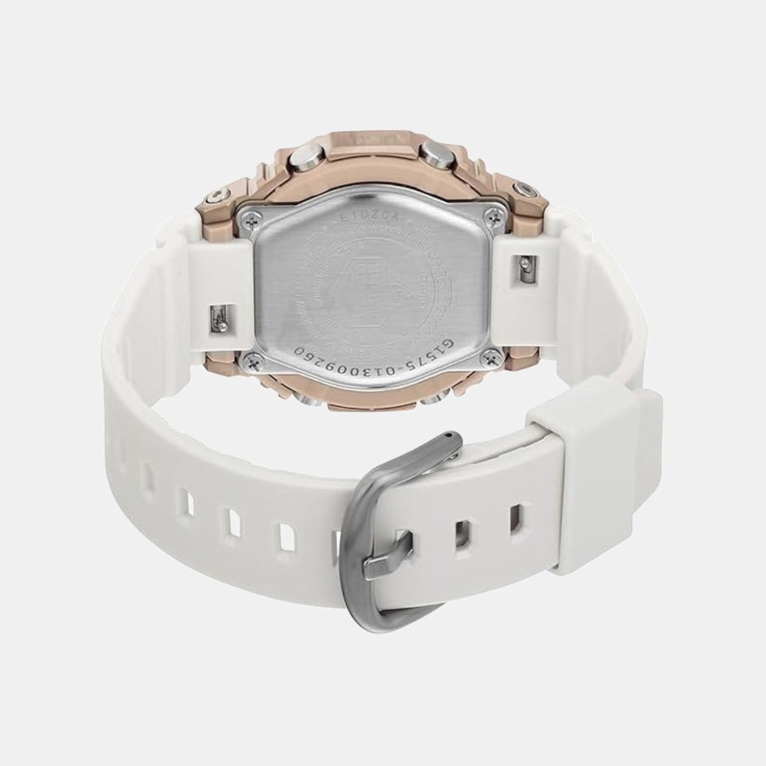 G-Shock Women Quartz Rose Gold Dial Analog-Digital Resin Watch G1575