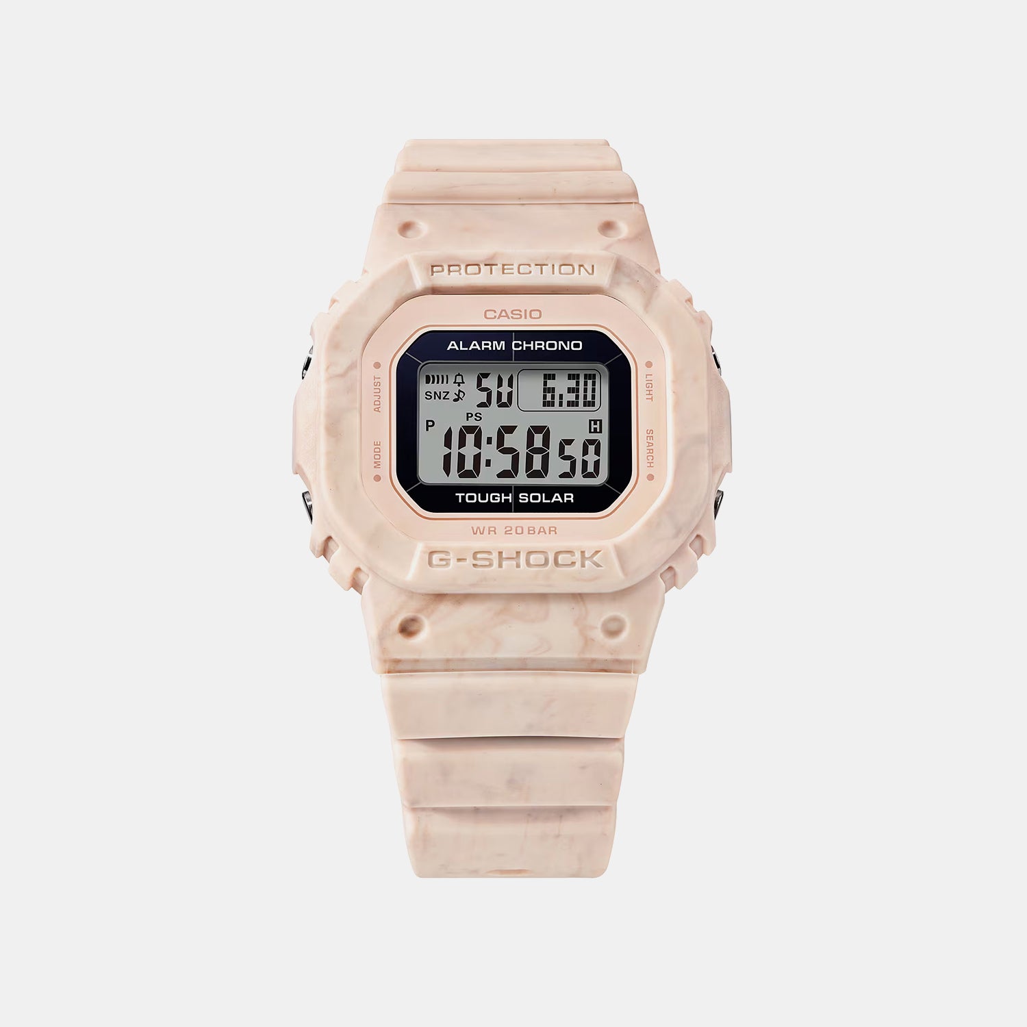 G-Shock Women Quartz Pink Dial Digital Resin Watch G1576