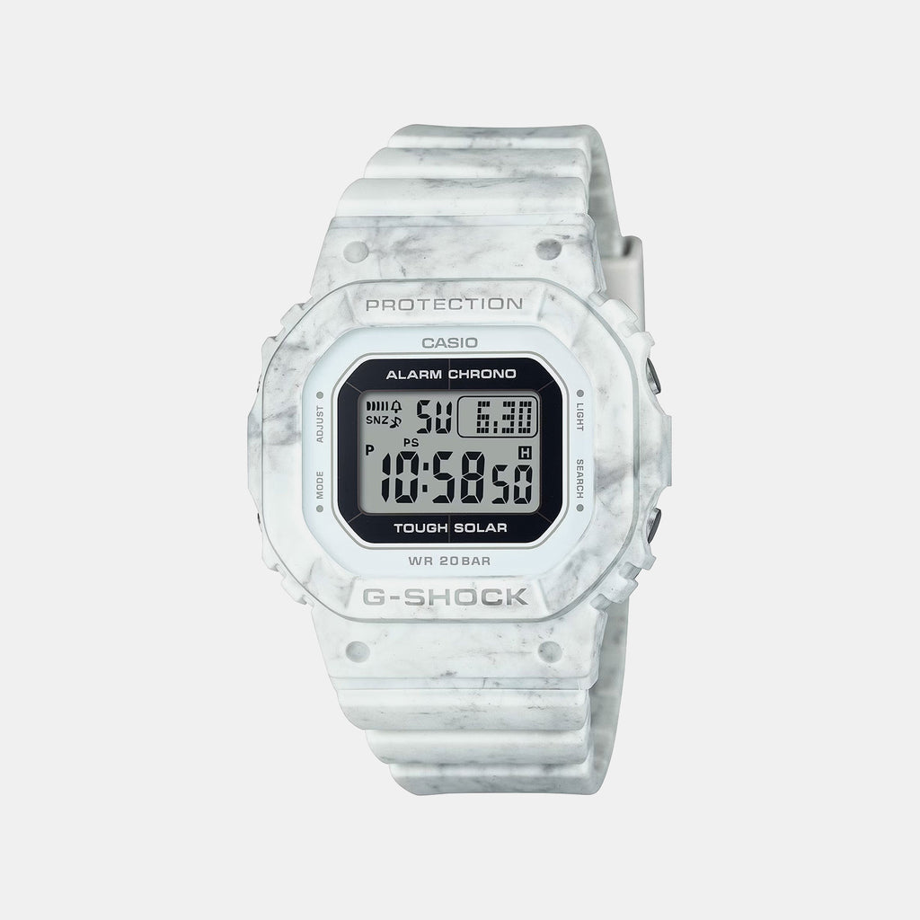 G-Shock Women Quartz White Dial Digital Resin Watch GMS-S5600RT-7DR G1577