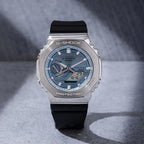 G-Shock Men Quartz Turquoise Dial Analog-Digital Resin Watch G1582