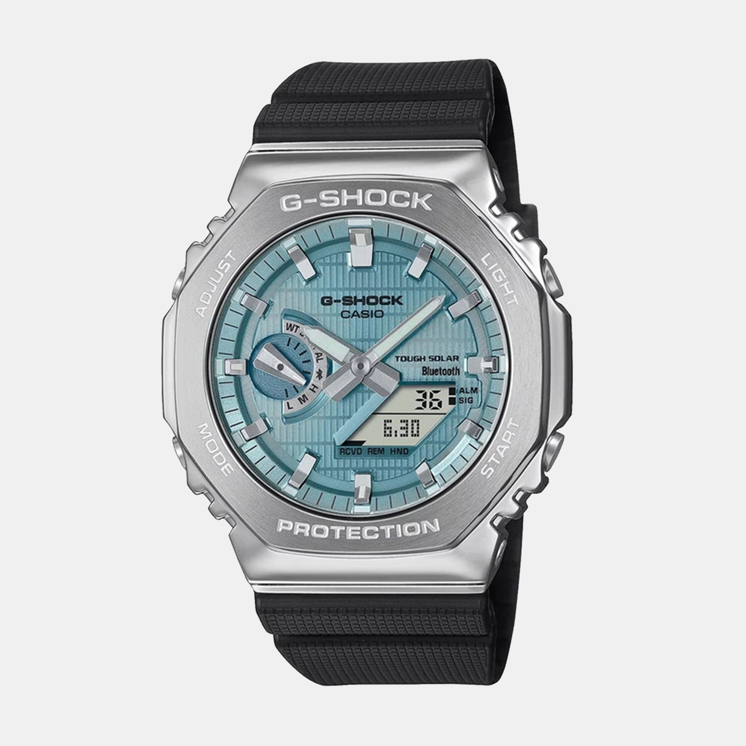 G-Shock Men Quartz Turquoise Dial Analog-Digital Resin Watch G1582