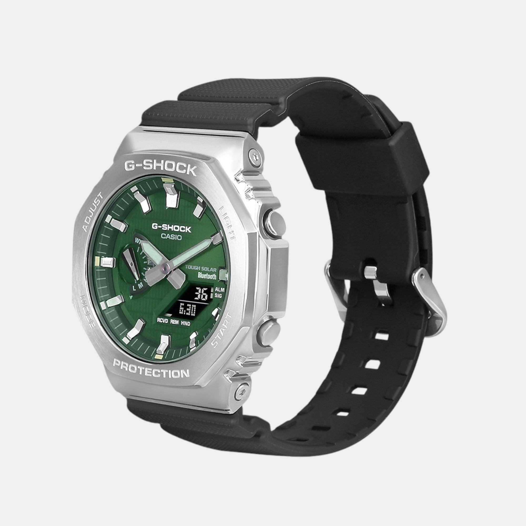 G-Shock Men Quartz Green Dial Analog-Digital Resin Watch G1583