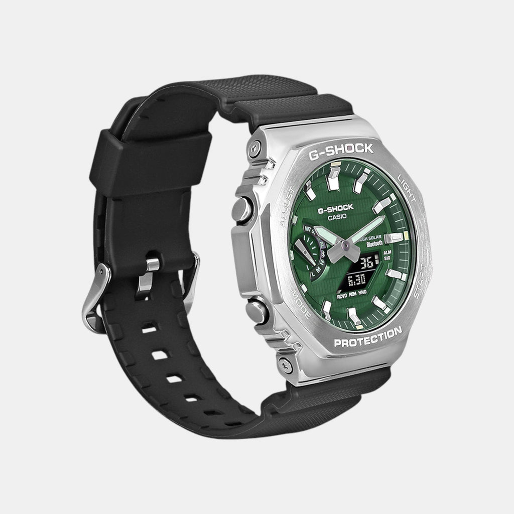 G-Shock Men Quartz Green Dial Analog-Digital Resin Watch G1583