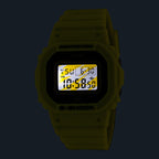 G-Shock Women Quartz Green Dial Digital Resin Watch G1584