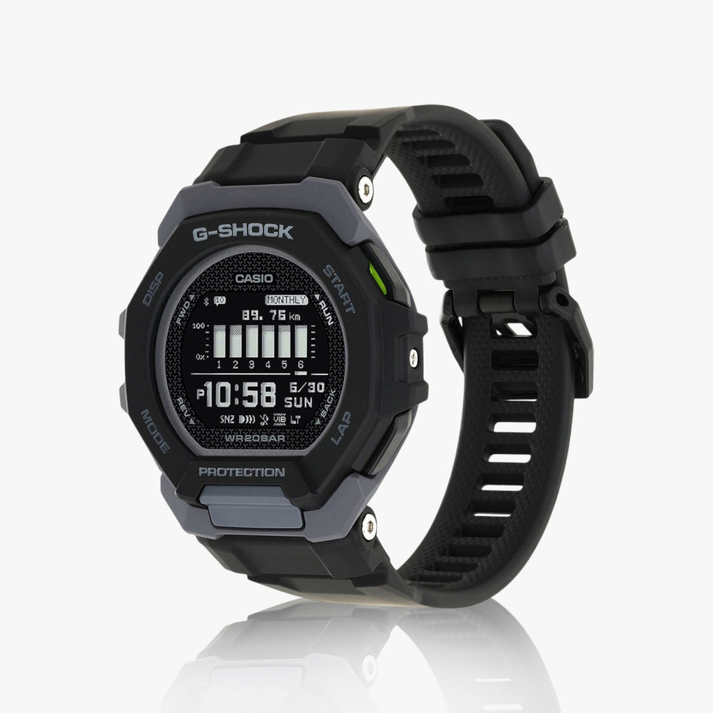 G-Shock Men Quartz Black Dial Digital Rubber Watch G1586