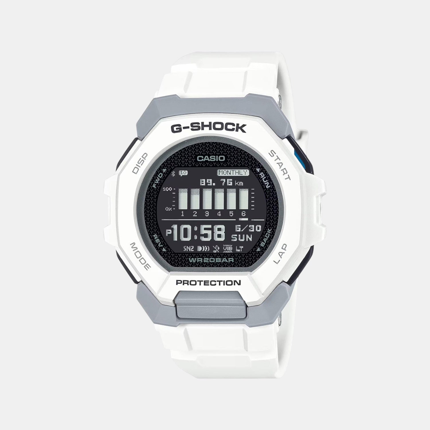 G-Shock Men Quartz Black Dial Digital Resin Watch G1587