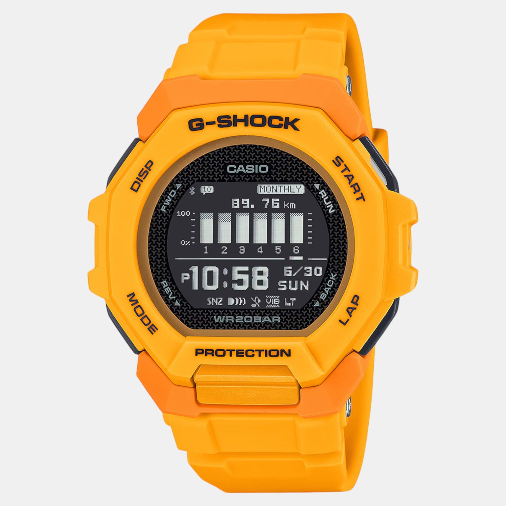 G-Shock Men Quartz Black Dial Digital Resin Watch G1588