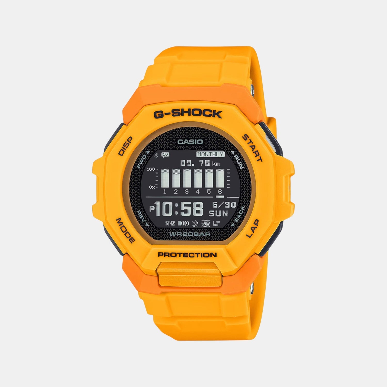 G-Shock Men Quartz Black Dial Digital Resin Watch G1588