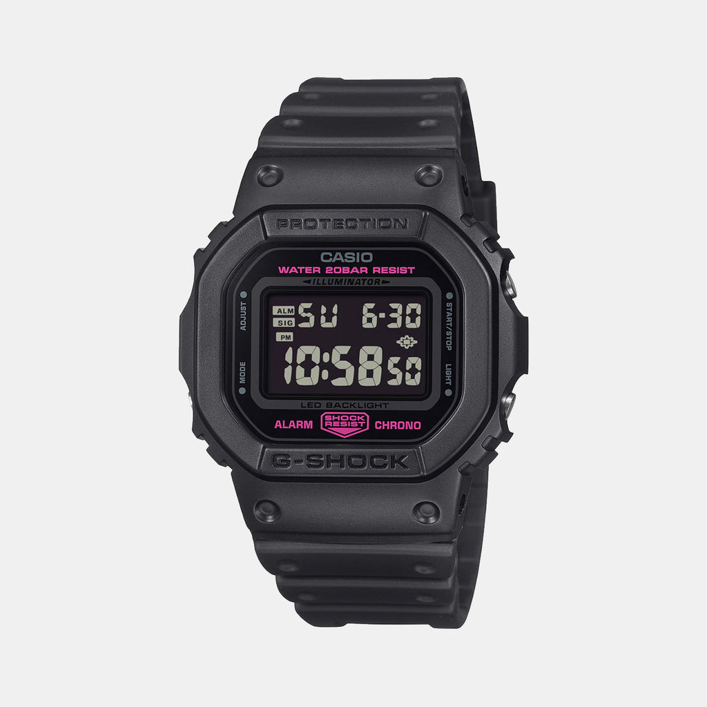 G-Shock Men Quartz Black Dial Digital Resin Watch G1590