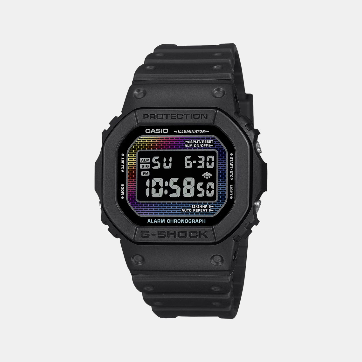 G-Shock Men Quartz Multi-Colour Dial Digital Resin Watch G1595