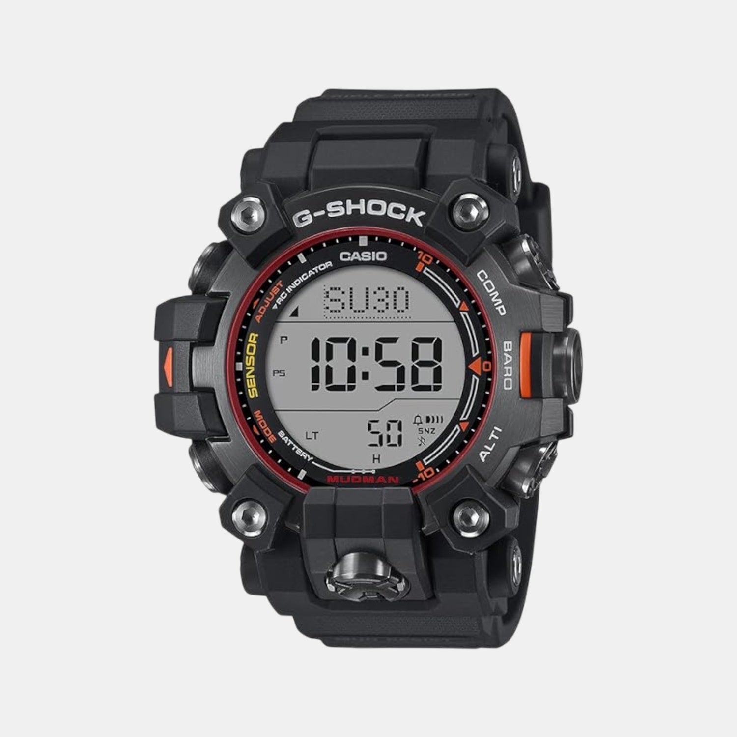 G-Shock Men Quartz Black Dial Digital Resin Watch G1599