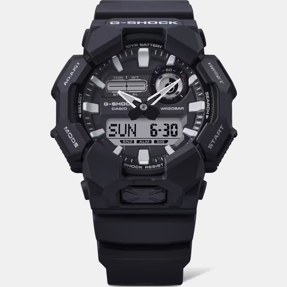 G-Shock Men Quartz Black Dial Analog-Digital Resin Watch G1601