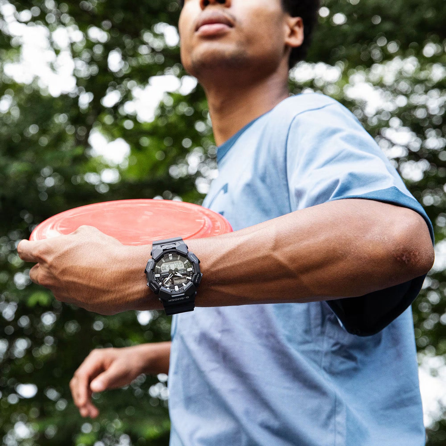 G-Shock Men Quartz Black Dial Analog-Digital Resin Watch G1601